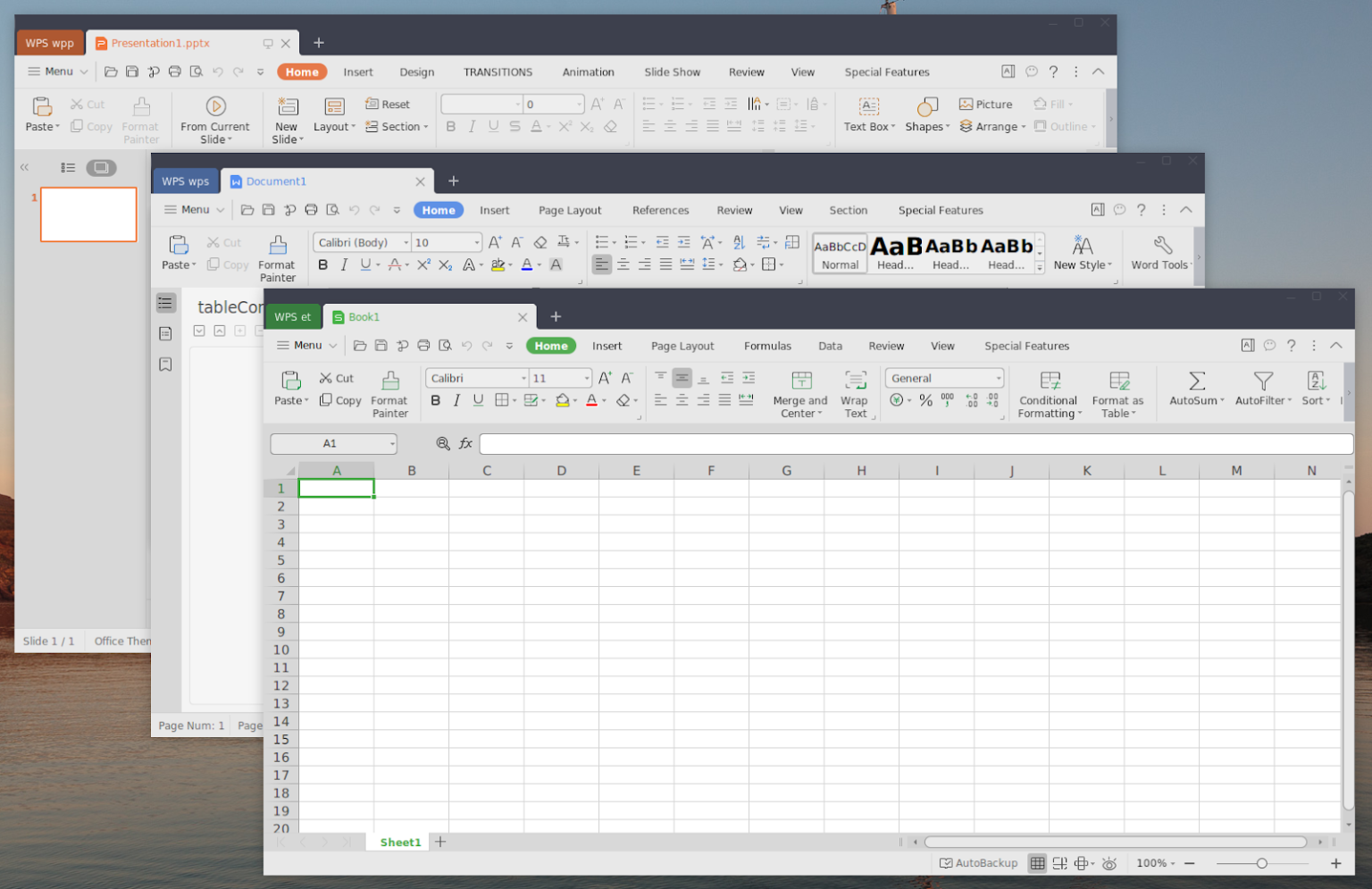 Wps office это табличный процессор