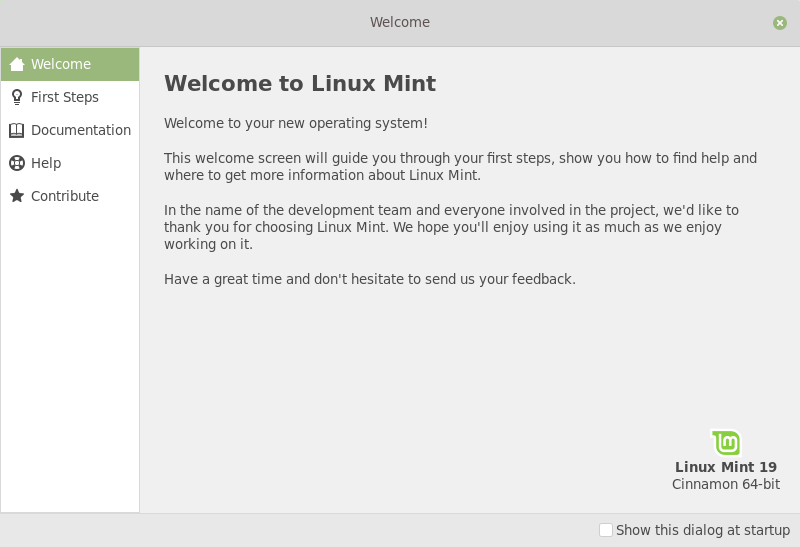 mint welcome