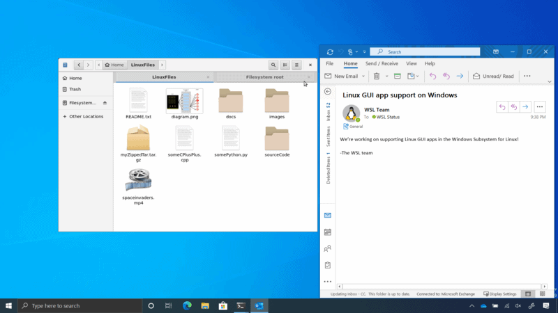 Запуск графічних додатків Linux в Windows 10