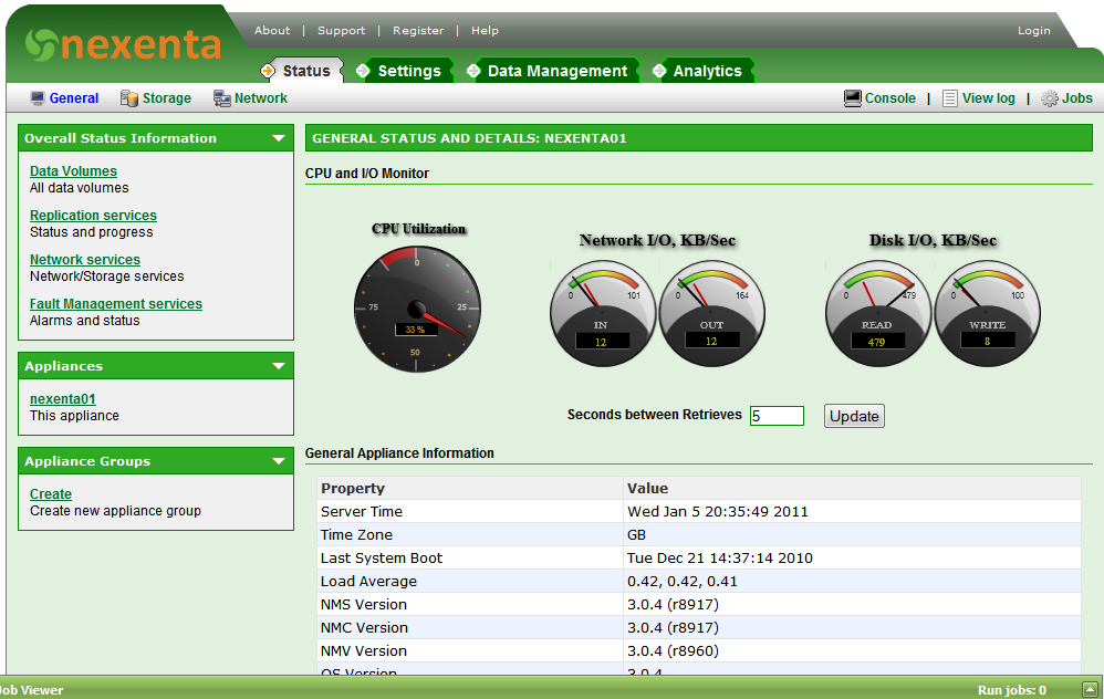 Network service status. Nexenta. Nexenta community Edition. Nexenta NEXENTASTOR community Edition. Nexenta community Edition плагины.