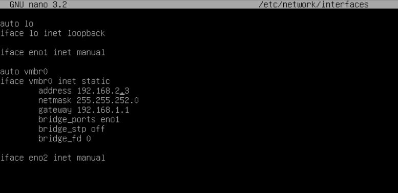 change proxmox ve ip etc network interfaces 2