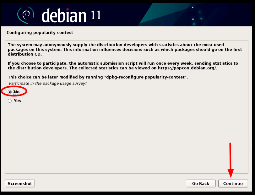 choose debian survey - How to Install Debian 11 KDE Plasma Edition