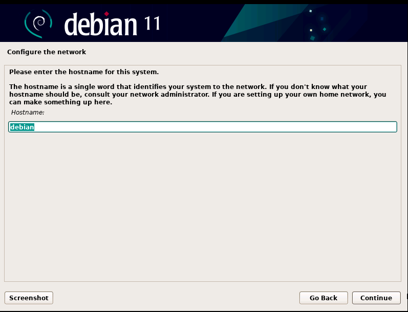 debian 11 hostname - How to Install Debian 11 KDE Plasma Edition