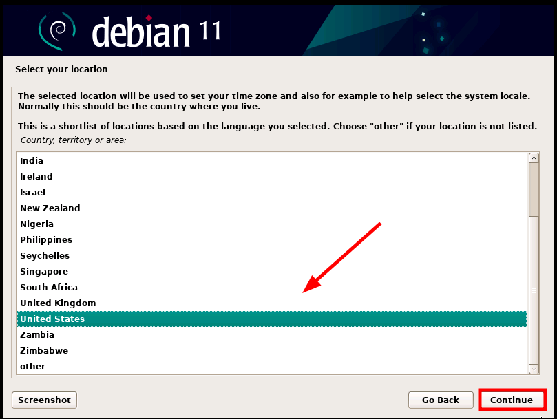 debian 11 location - How to Install Debian 11 KDE Plasma Edition