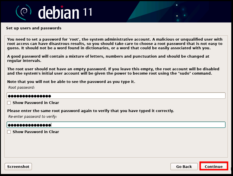 debian 11 root password - How to Install Debian 11 KDE Plasma Edition