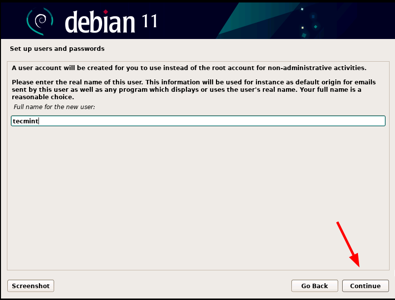 debian 11 user name - How to Install Debian 11 KDE Plasma Edition