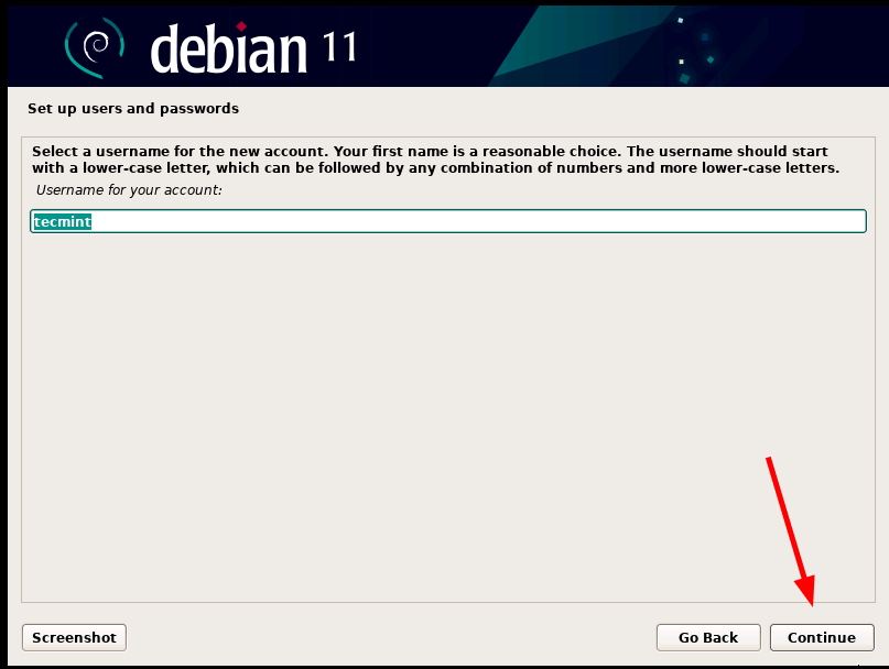 debian 11 username - How to Install Debian 11 KDE Plasma Edition
