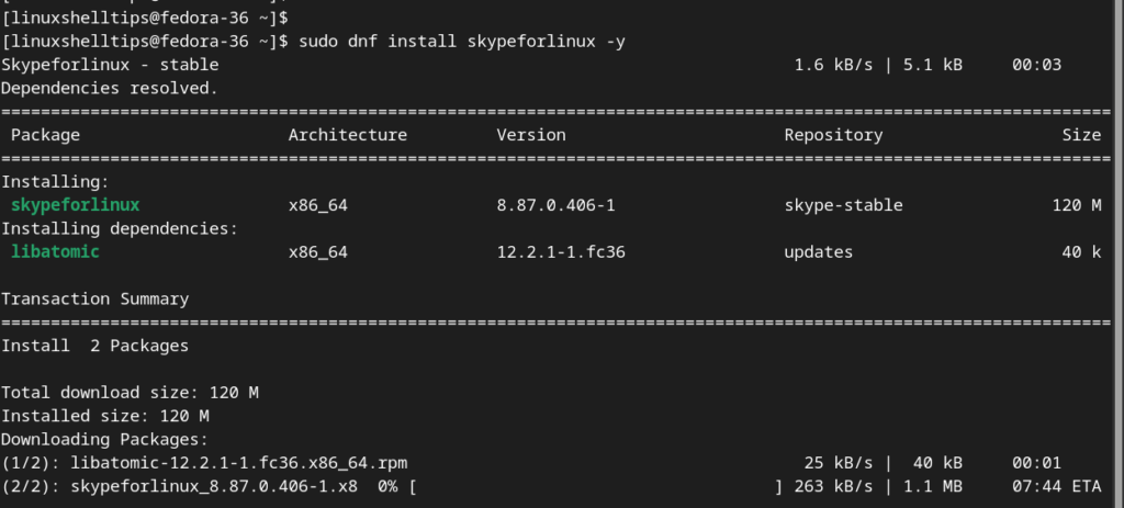 install skype in fedora using repo - 3 Ways to Install Skype on Fedora Linux