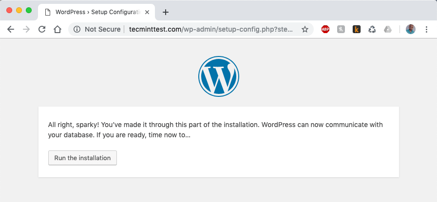 wordpress installation setup - How to install WordPress with LAMP on RHEL based distributions