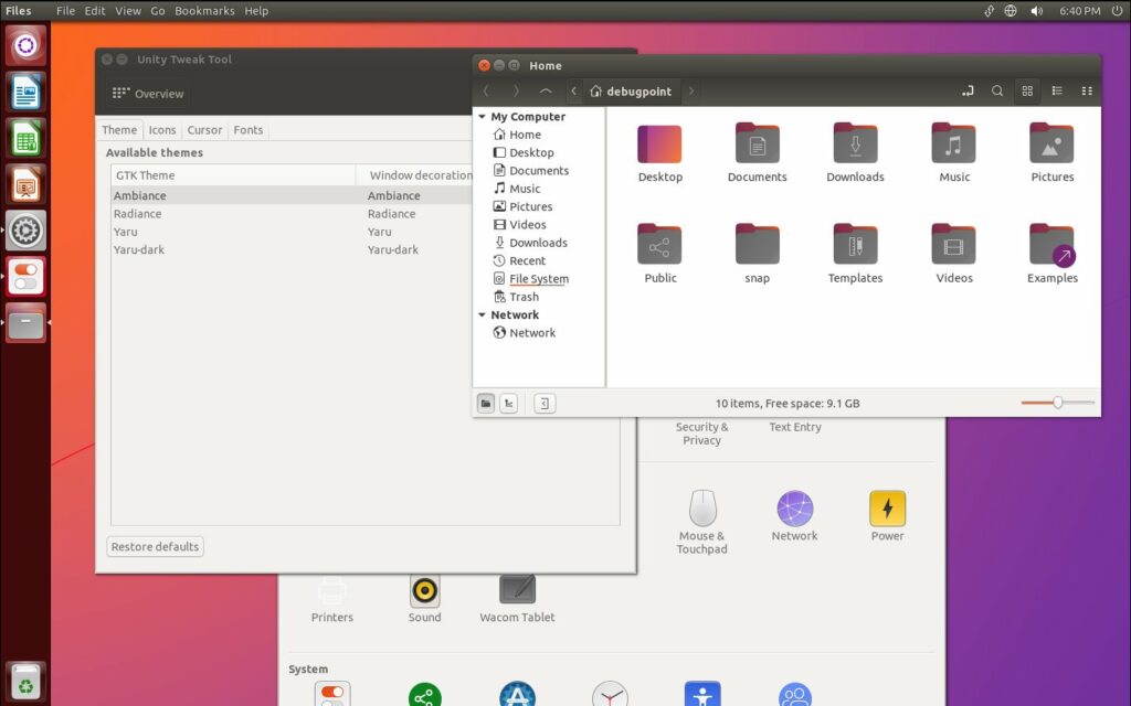 ambiance theme brings back the old days - Ubuntu Unity 22.10 Review: Promising 'Official' Launch
