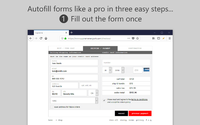 autofill form filler for - Most used Firefox add-ons for productivity on Linux