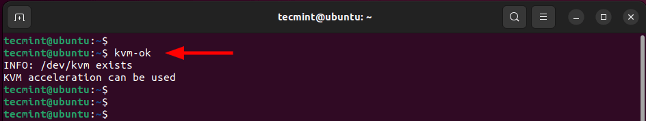 check kvm virtualization in ubuntu - How to install and configure QEMU/KVM on Ubuntu 20.04/22.04