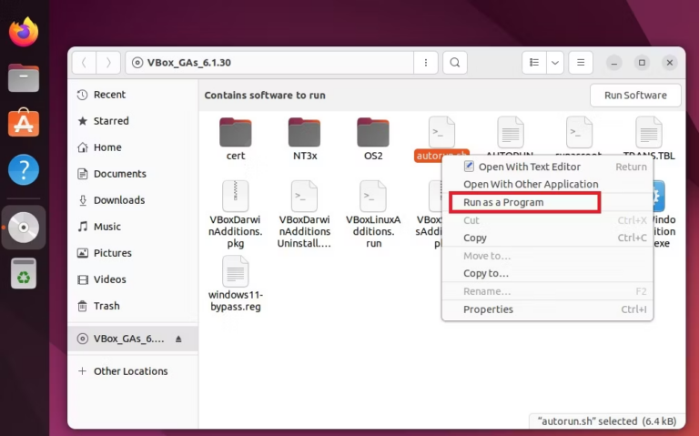 Как установить гостевые дополнения virtualbox для ubuntu