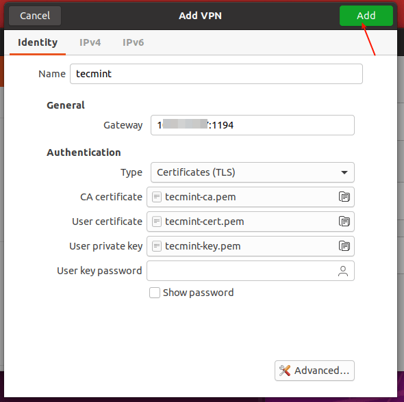 Ubuntu 20.04 настройки. OPENVPN Ubuntu 20.04. OPENVPN gui Ubuntu 20.04. Настройка клиента VPN Ubuntu ipv4. Add settings.