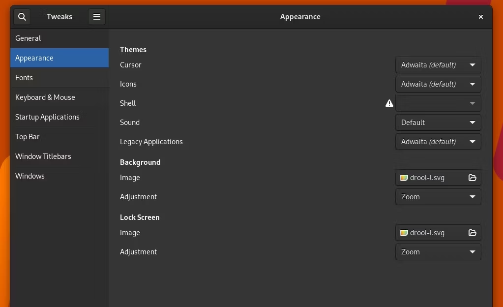 Установите GNOME Tweaks и Extension Manager