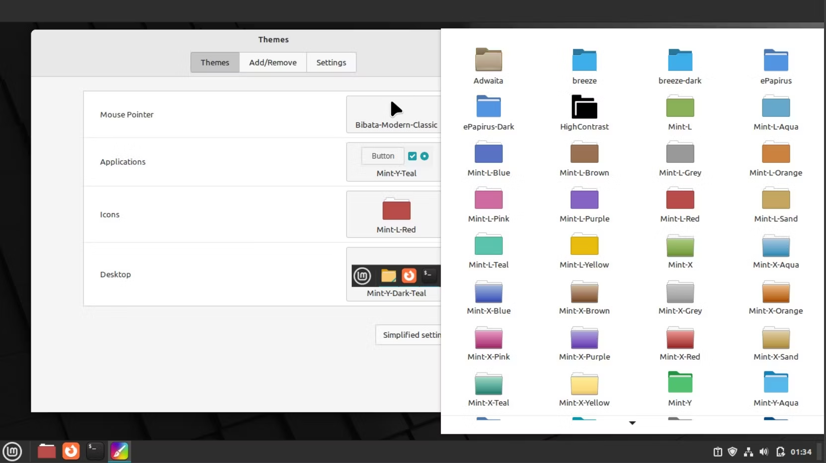 Snappy Two-Tones Folder Themes and Colors